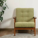 ファブリック張り 北欧風レトロモダンデザイン1人掛けソファー 木製フレームベンチソファーリビングソファーシングルソファー応接ソファーカジュアルソファーファブリッ...