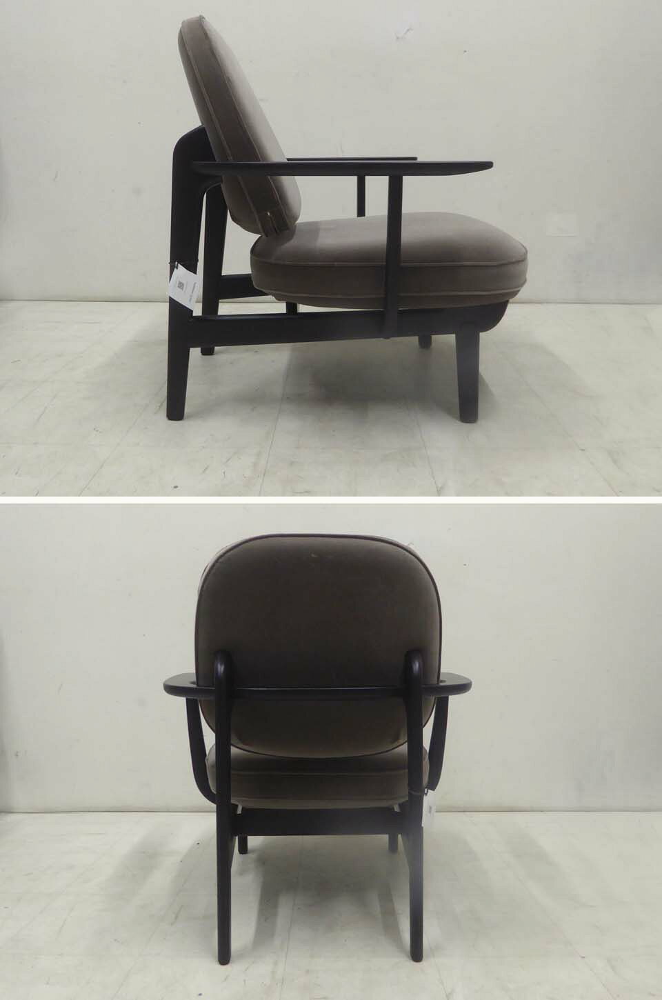 未使用品 正規品■FRITZ HANSEN フリッツハンセン■2024年製 定価37万円 FRED フレッド ラウンジチェア 1Pソファ ブラウングレー [2]