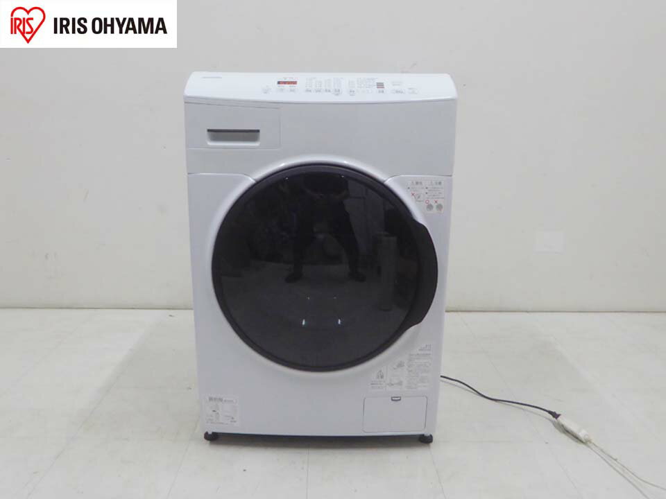 美品■IRIS 0HYAMA アイリスオーヤマ■2023年製 動作保証付 温水洗浄 ドラム洗濯乾燥機 CDK842-W 8キロ 乾燥 4キロ