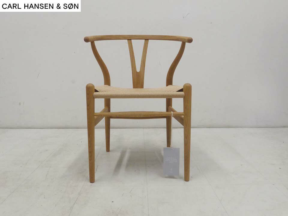 未使用品 正規品■CARL HANSEN&SON カールハンセン＆サン■CH24 Yチェア オーク材 オイル仕上げ ナチュラル ペーパーコード Hans J Wegner-2
