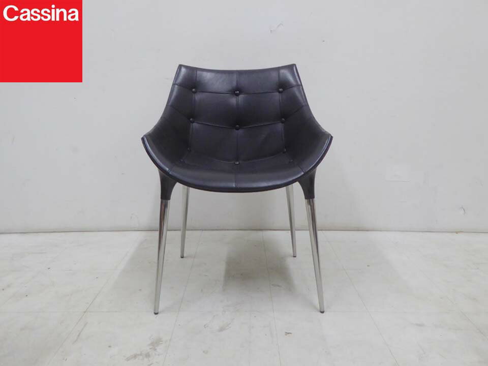 正規品 美品■Cassina カッシーナ■246 PASSION パシオン アームチェア 本革 レザーダイニングチェア-1