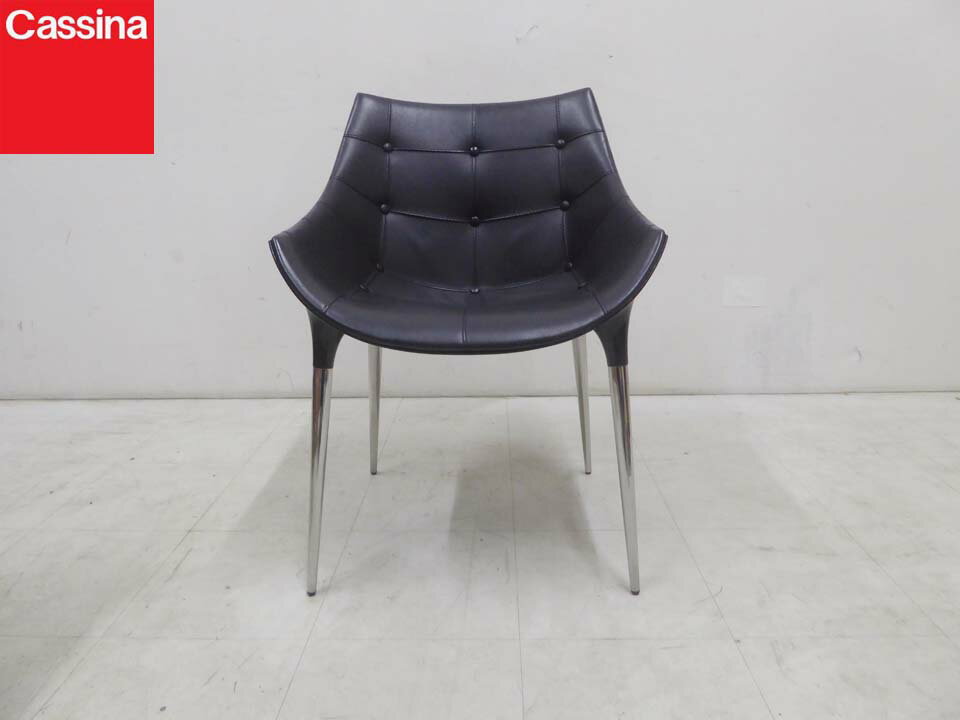 正規品 美品■Cassina カッシーナ■246 PASSION パシオン アームチェア 本革 レザーダイニングチェア-2