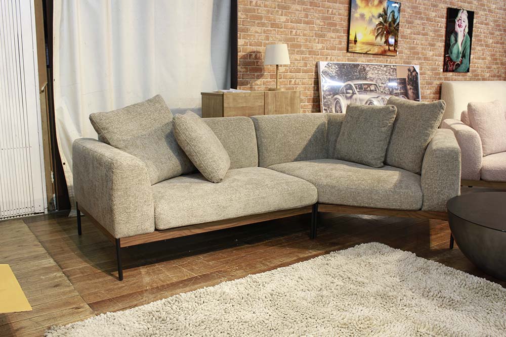 ☆日曜日限定！ 先着10名様限定15％OFFクーポン配布中！☆ カウチソファセット クッション付き ファブリ..