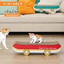 猫 爪とぎ ダンボール インテリア おしゃれ スケボー リバーシブル 2面 【送料無料】 シャトン グリーン レッド プレゼント 子猫
