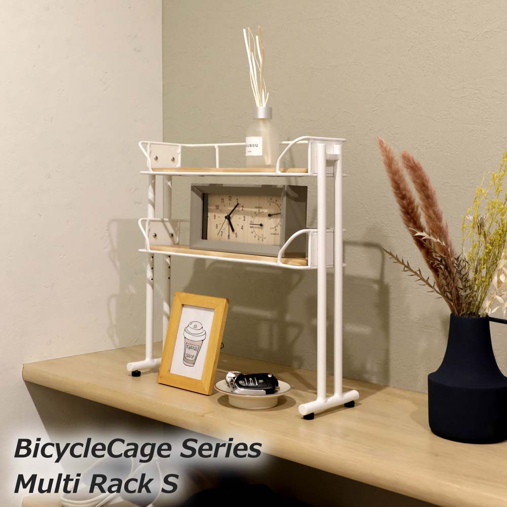 [10%OFFクーポン対象] 卓上ラック 調味料ラック マルチラックS キッチン収納 カウンター上収納 キッチン 収納 おしゃれ ラック スチールラック ブラック ホワイト 白 黒 MASH BCKR-390 クリスマス