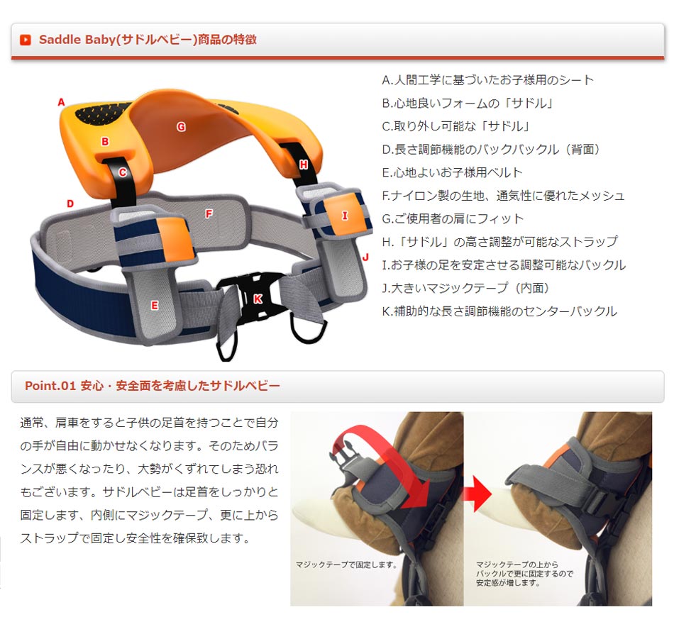 サドルベビー　送料無料　正規品　ベビー用品の肩車キャリー　ベビー用品　肩車用　手放し　安全　ハンズフリーショルダー　キャリア—　子供　肩車　補助　サドルベイビー　調整簡単　メッシュ構造　安心安全に配慮　お父さんの味方　当店オススメ