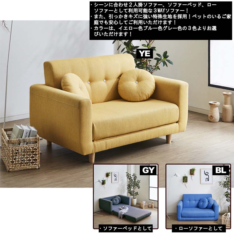 【送料無料】 2P ソファ 2人掛け