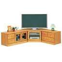コーナー3点セット テレビボード ナチュラル コーナーTVボード テレビ台 AV収納