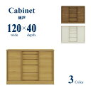 サイドボード キャビネット リビング おしゃれ 国産 日本製 幅120cm 奥行き40cm 板戸 完成品 キッチン収納 リビング収納 壁面家具 キッチンボード ...