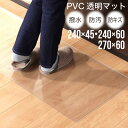 【SALE価格 5/9 0:00-5/17 9:59】 極薄1mm キッチンマット PVCマット 45×240 60×270 60×240 キッチン マット 撥水 防汚 防キズ 透明 汚れ防止 滑り止め クリアマット 透明マット フロアマット ダイニングマット クッションマット 下敷きマット 傷防止 キズ防止 床 ラグ