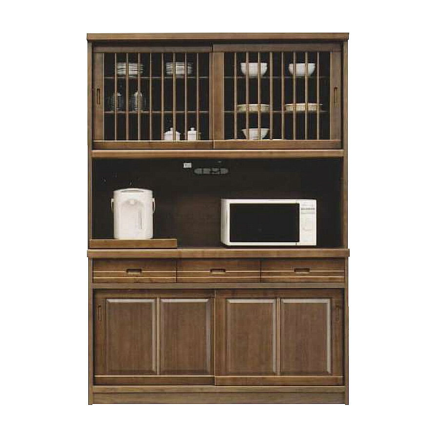 5%offクーポン配布中 食器棚 引き戸 和風 完成品 幅133cm おしゃれ 奥行45cm オープンタイプ 日本製 国産 キッチン 引き出し 北欧 木製 大容量 収納 キッチンボード 木目 キッチン収納 リビング収納 和風食器棚 高級感 引出し収納 食器 キャビネット タモ材 格子デザイン