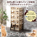 レビュー特典あり!◆ ペットベッド キャットタワー ネコ家具 ペット家具 5段ベッド 天然木 無垢材 パイン いぬ ねこ キャット 猫タワマン 多頭飼い ペット...