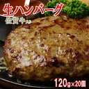 P5倍SALE 24-30日◆ 佐賀牛 ハンバーグ 120g×20個 やわらか ジューシー 本格 和牛 ハンバーグ 生 冷凍 母の日 父の日