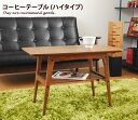 【★MAX50%OFF!5/30 0:00〜23:59まで★】テーブル コーヒーテーブル センターテーブル 幅75 木製 ウォールナット 棚 天板 北欧 モダン...