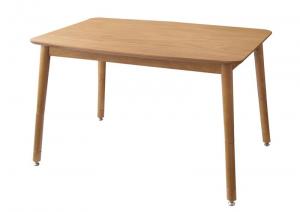 ダイニングテーブル 2人 4人 天然木オーク ナチュラル こたつ テーブル 4段階 高さ調節 ダイニングこたつテーブル単品 W105