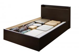 【組立設置付】収納付きベッド シングルベッド セミダブルベッド 収納 収納付き 収納ベッド 大容量 収納ボックス 布団 敷き布団 ベッドフレームのみ Bタイプ シングル