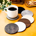 ★ P3倍 マラソン期間限定 ★ コースター 4枚セット 木製 無地 木目調 石目調 約9×9cm 加賀コースター メープル ウォールナット MDF おしゃれ ...