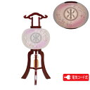 えっ!?【ポイント増量&お得クーポン】 家紋入り 盆提灯 行灯 大内行灯 大11号美吉野絹二重絵入 電気コード式家紋入れサービス 8485-11-411