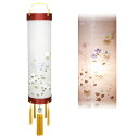 盆提灯 住吉 10号美吉野絹二重絵入 電気コード式 8231-10-324