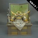 えっ!?【P最大47倍&お得クーポン】 着用兜収納飾り 兜セット 兜飾り 五月人形五月飾り 端午の節句 着用 正絹草木染茜縅 上杉謙信 兜セット収納 飾台 弓太...