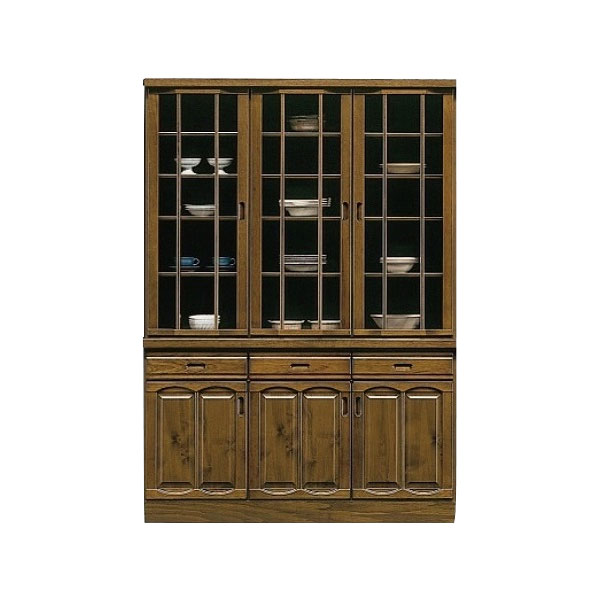 食器棚 133cm幅完成品 和風国産 送料無料 開梱設置