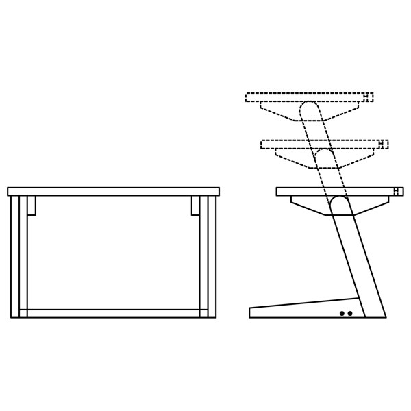 【ポイント10倍】 レグナテック Ease イーズ 65デスク机 昇降テーブル 天然木 日本製 3素材対応 送料無料
