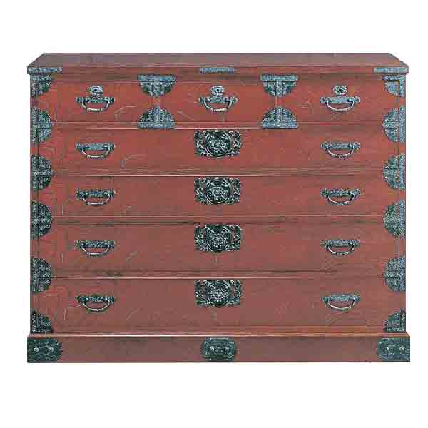 えっ!?11/20～【ポイント増量&お得クーポン】 受注生産品 民芸家具 和 和風 民芸箪笥たんす 120cm幅「..