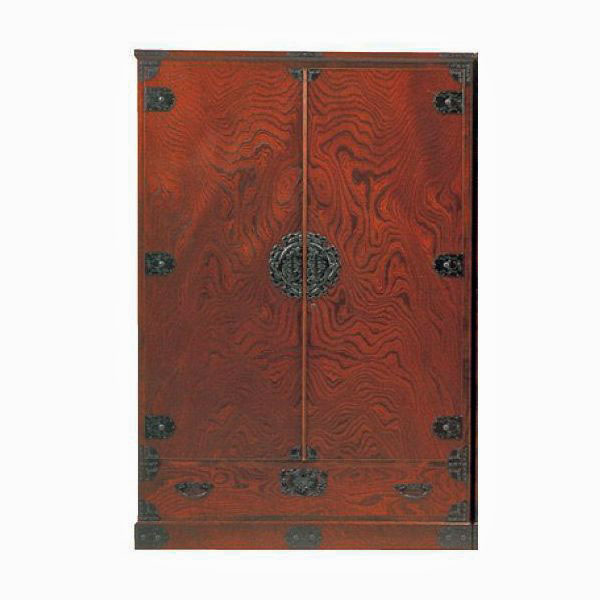 えっ!?【ポイント増量&お得クーポン】 受注生産品 民芸家具 和 民芸箪笥和たんす 105cm幅「筑後民芸 NO..