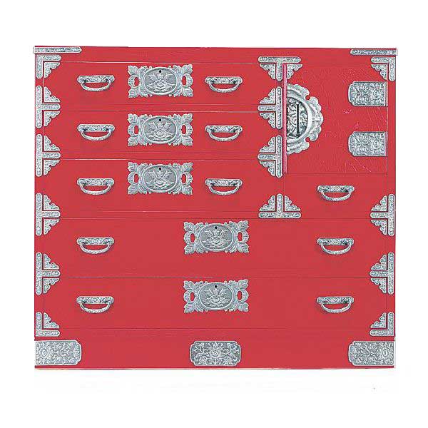 えっ!?11/20～【ポイント増量&お得クーポン】 受注生産 民芸家具 和 和風 民芸箪笥105cm幅 「筑後民芸 T-12」 2色対応国産 開梱設置 送料無料