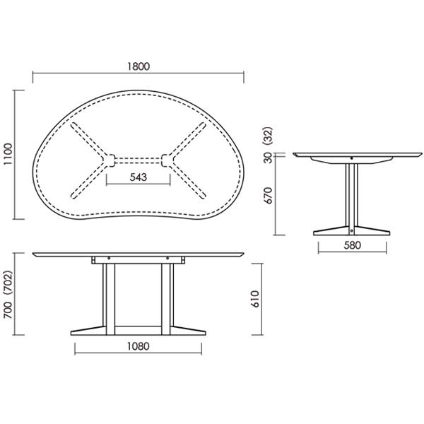 ダイニングテーブル リビングテーブル 180cm 5点セット モリタインテリア メラミン天板 開梱設置 テーブル 突板 受注生産 ミラージュ テーブル180 椅子3脚 セティ118 長椅子 2