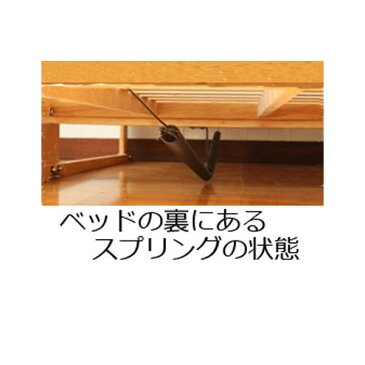 【エントリーでポイント激ヤバ】 中居木工 「折りたたみベッド 畳」 和風 天然木い草 ワイドシングルベッド フレームのみキャスター付き ロータイプ NK - 2701 和室モダン 【代引不可】組立式