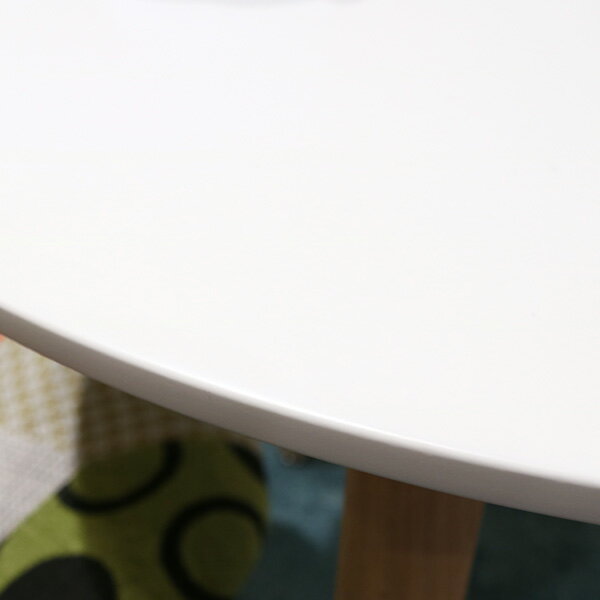 ダイニングテーブル 丸テーブル 2人 円形 幅80cm 天板 ホワイト イームズ テーブル おしゃれ コンパクト デザイナーズ家具風 2人掛け 2人用 カフェ風 カフェテーブル ダイニングセット かわいい