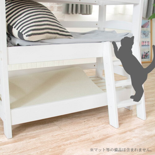 猫ベッド かわいい 木製 三段ベッド ねこベッド ネコベッド 人気ペット ペットグッズ 3段ベッド 三段 ホワイト 猫用ベッド ベッド マット 寝具 木製ベッド 猫家具 ネコ家具 ペット用 ナチュラル ミックス おしゃれ 可愛い かわいい おすすめ 木製 猫ベッド 三段 ネコ