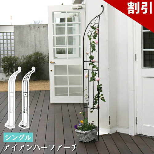 店内全品50%OFFクーポン配布中 06/10(水)00:00〜 アイアンハーフアーチ シングル 送 ...