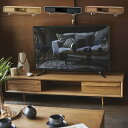 【ボーナスSALE開催中】ティモ TVボード150 オーク 見た目 美しい テレビ ワイド 背面 コード 配線 スムーズ