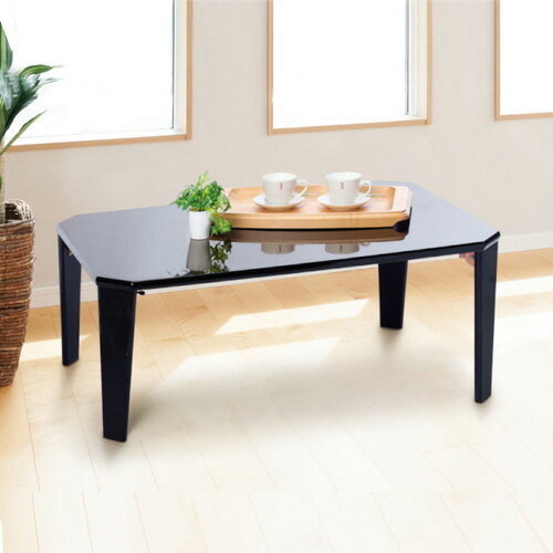 鏡面 折りたたみテーブル 幅90 テーブル 折りたたみ 折脚 ポリウレタン塗装 センターテーブル リビングテーブル 完成品 高級感 おしゃれ 白 黒 ホワイト ...