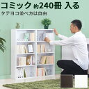 【ボーナスSALE開催中】2台セット 本棚 幅45cm 並べると幅90cm 高さ90cm コミック本棚 コミックラック 大容量 薄型 スリム ロータイプ本棚 木製 マンガ収納 DVD収納 CD収納 シェルフ 書棚 キッズ ダークブラウン焦げ茶色ホワイト白 おしゃれ