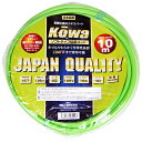 【ボーナスSALE開催中】ソフトタイプ延長コード10m KOWA KM04-10 ミドリ ソフトタイプ電線の延長コードです 15A3ッ口10メートル屋内型延長コ...