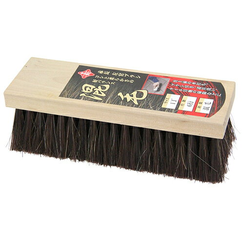 左官ブラシ 赤混毛 赤長 1チョウ 6ギョウエナシ ナイロンと馬毛のバランスの良い混毛の左官ブラシです..