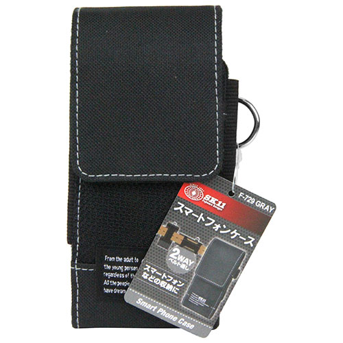 Rakuten - スマートフォンケース グレー SK11 F-729 GRAY スマートフォンの収納に便利なケースです。携帯用品の収納。 BFJ1034407