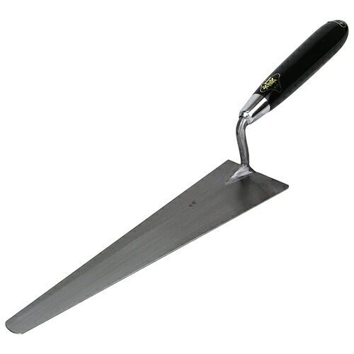 半ブロック鏝 本焼き 300 金長 300 作業効率を重視し、ブロック積みに最適な形状を有する職人仕様の専用鏝です。ブロック積み用鏝。 BFJ1034880