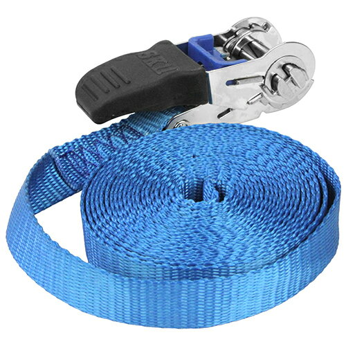 【6ヶ月保証付】ラチェット式ベルト荷締機 SK11 RT-25EB ラチェットバックル式でしっかりと確実な荷締作業ができます。荷物運搬時、荷崩れ防止・転倒防止の結束・固定。 BFJ1036159