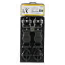 【ボーナスSALE開催中】ラチェット式ベルト荷締機 E-Value ERT-25SR(BK)2p ラチェットバックル式でしっかりと確実な荷締作業ができます 荷物...