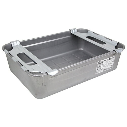パーツボックス 取手付き SK11 M-4 水や油などの液体漏れの心配がない、継ぎ目なしの一体絞り成型ボッ..