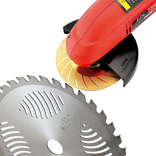 ダイヤモンドシャープナー SK11 SDS-100F 草刈りチップソー・刈払い刃などの切れ味が復活します。草刈チップソー(超硬チップ)や刈払い刃などの研磨。 BFJ1037006