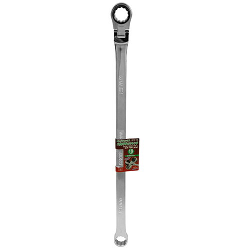 乐天商城 - ロングフレックスラチェットR SK11 MFR-19L ロングタイプで奥深い場所に最適で、高トルクを掛けやすい長さです。六角ボルト・ナットの締付け、緩め作業。 BFJ1036947