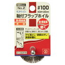 【マラソン限定 P2倍】フラップホイル No.2 SK11 40X25X6 #100 サンドペーパーの研磨力と適度な弾性で対象物をなめらかに磨きます 金属の内面 表面研磨 サビ落とし 塗装はがし 木工研磨など BFJ1037749