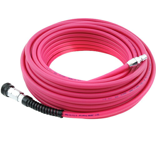 エアホースプレミアム 20M SK11 SAHP-620 ホースに必要な柔らかさ・張り・強さを兼ね備えた常圧エア用ホースです。常圧エア用ソケットプラグ付きエアホース。 BFJ1039331