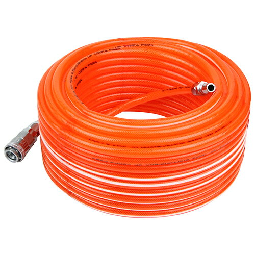 ウレタンエアホース 30m E-Value EAZ-030N 6.5 作業性や見た目も優れたエアー作業の必需品です。エアーコンプレッサー用ホース。 BFJ1039717