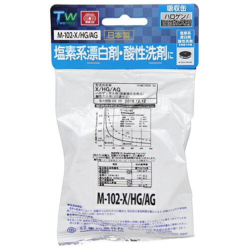 吸収缶ハロゲン・酸性ガス用 SK11 M-102-X/HG/AG 塩素・酸による洗浄・消毒作業に使用します。酸性ガス・ハロゲンガス用吸収缶。 BFJ1040558